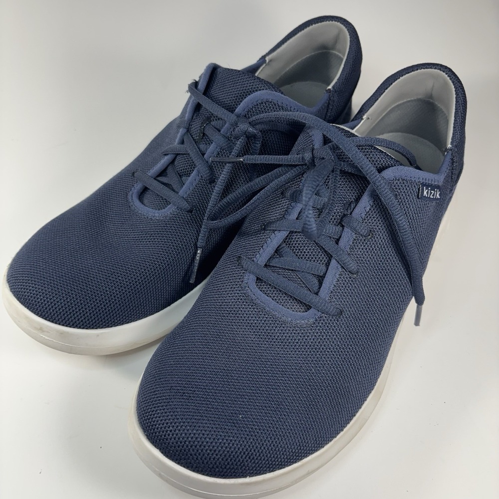 Kizik Men's Size 10.5 Women's‎ Size 12 Blue Slip On Hands Free Sneakers
